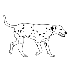 102 Dalmations 1 Free Coloring Page for Kids