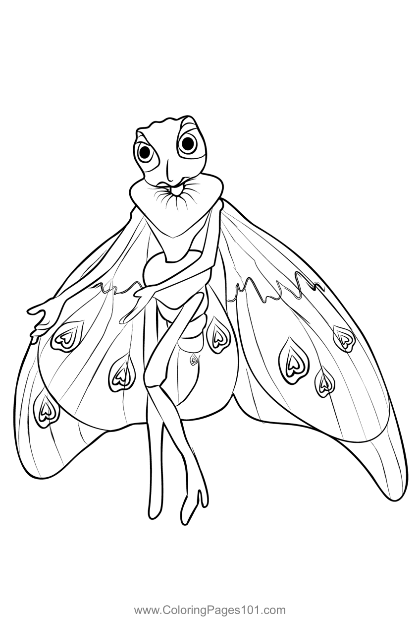 Beautiful Butterfly Coloring Page for Kids - Free A Bug's Life Printable Coloring Pages Online ...