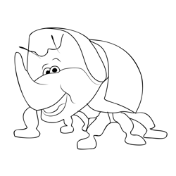 Dimbug Free Coloring Page for Kids