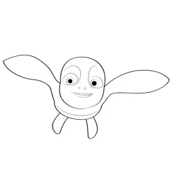 Funny Turtle Free Coloring Page for Kids