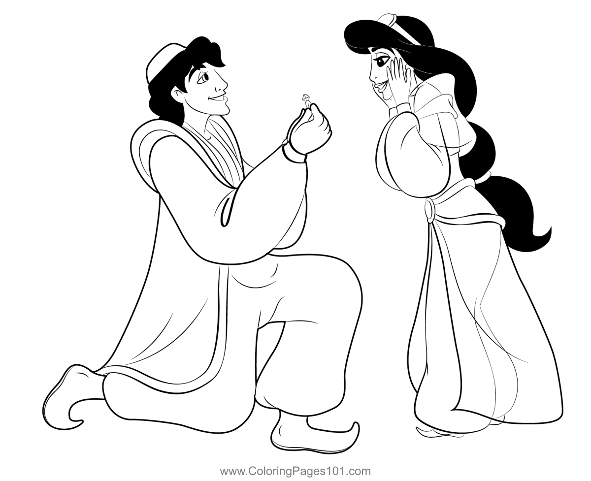 Aladdin Propose Jasmine