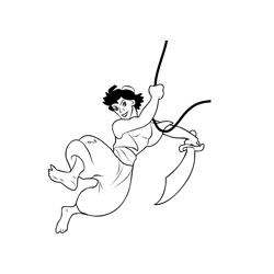 Aladdin Free Coloring Page for Kids
