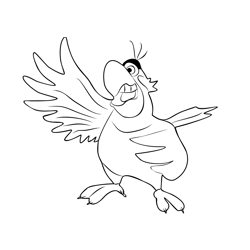 Iago Speech Free Coloring Page for Kids