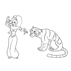 Jasmine With Tiger