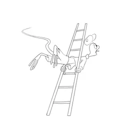 Bill The Lizard Free Coloring Page for Kids