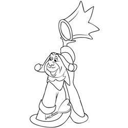 King Of Hearts Free Coloring Page for Kids