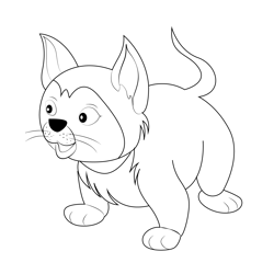Rrabbit Free Coloring Page for Kids