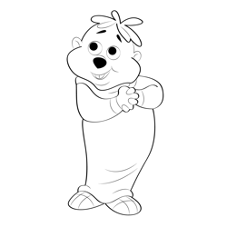 Young Theodore Free Coloring Page for Kids