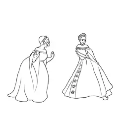 Anastasia06 Free Coloring Page for Kids
