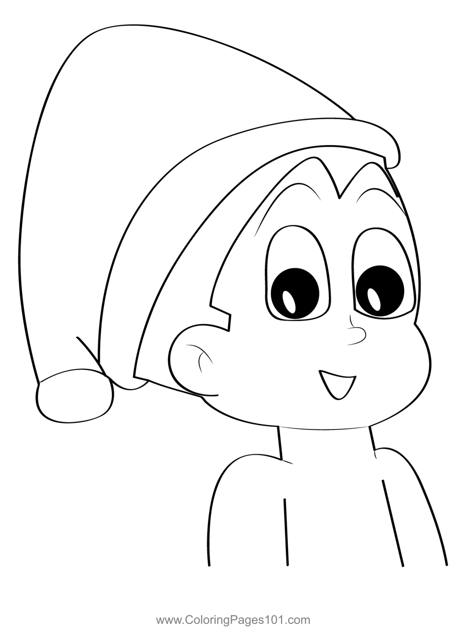 Astro Boy With Santa Claus Hat