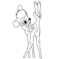 Bambi 2 Free Coloring Page for Kids