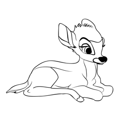 Bambi 3 Free Coloring Page for Kids