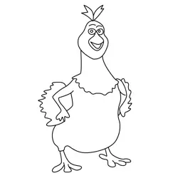 Etta Free Coloring Page for Kids