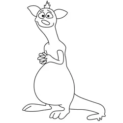 Freddy 1 Free Coloring Page for Kids