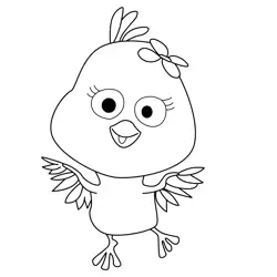 Maddy Free Coloring Page for Kids