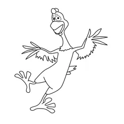 Peck 2 Free Coloring Page for Kids