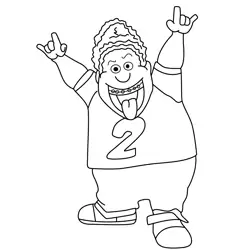 Snotty Boy Free Coloring Page for Kids