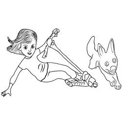 Bolt 3 Free Coloring Page for Kids