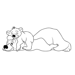 Brother Bear 3 Free Coloring Page for Kids