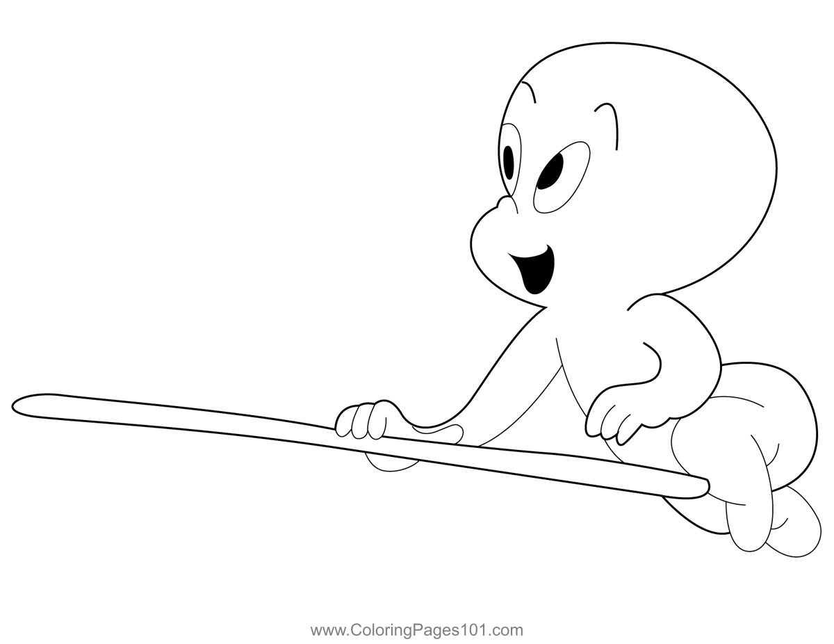 Casper With Stick