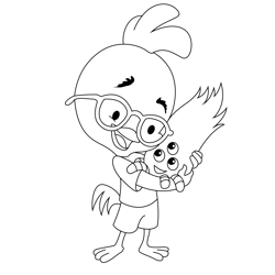 Friendship Free Coloring Page for Kids