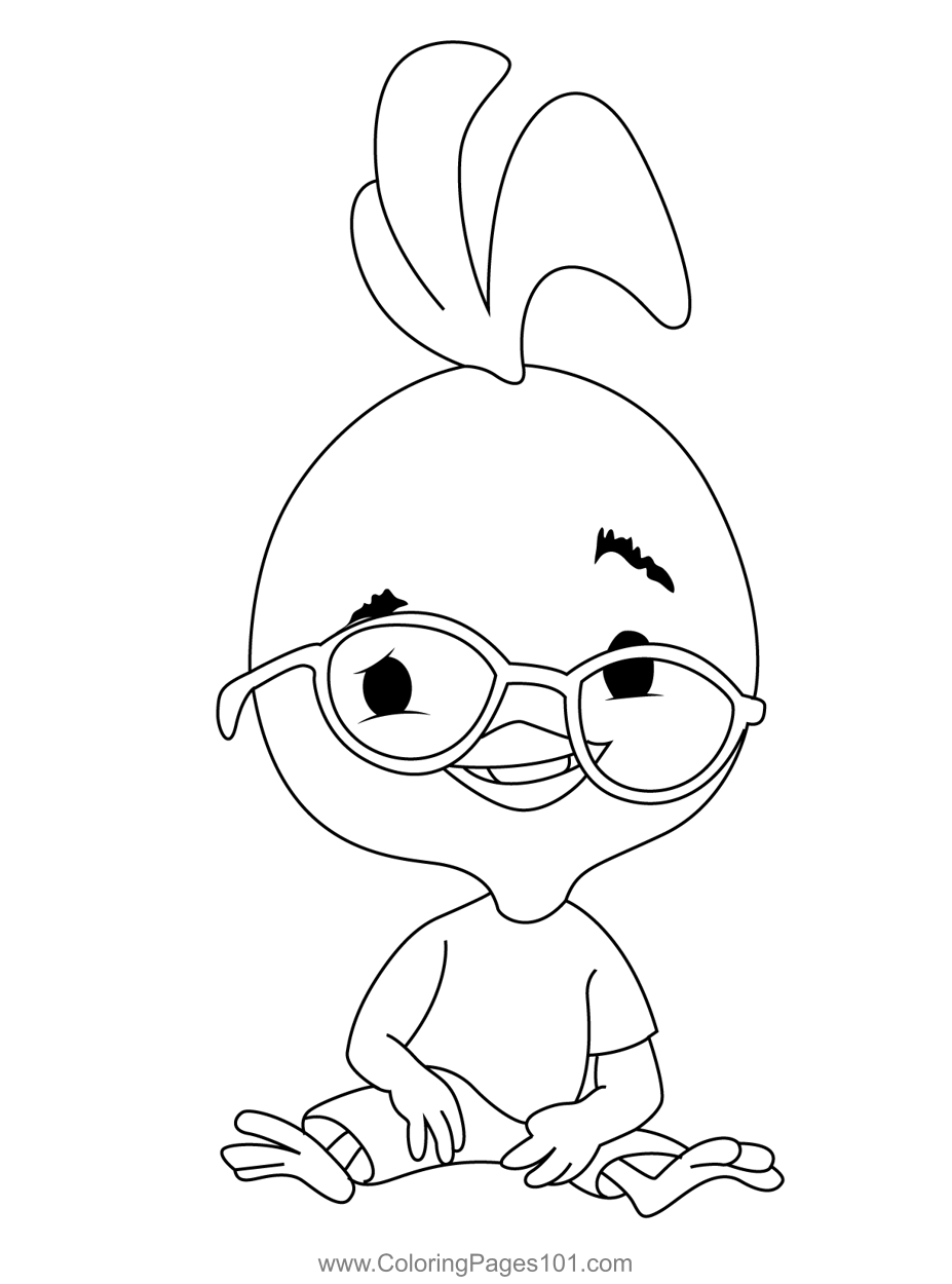 Sitting Chicken Little Coloring Page For Kids Free Chicken Little sitting-chicken-little-coloring-page-for-kids-free-chicken-little