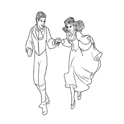 Cinderella 3 Free Coloring Page for Kids