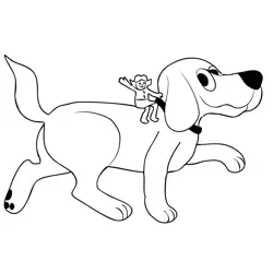Clifford 3 Free Coloring Page for Kids