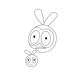 Jellybees Cloudy with a Chance of Meatballs Free Coloring Page for Kids