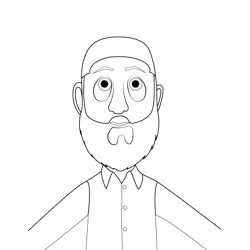 Joe Towne Cloudy with a Chance of Meatballs Free Coloring Page for Kids