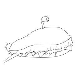 Sub Whales Cloudy with a Chance of Meatballs Free Coloring Page for Kids