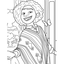 Camilo Madrigal Encanto Free Coloring Page for Kids