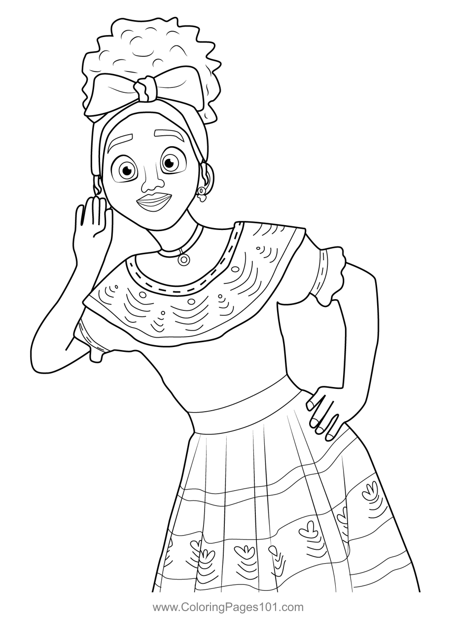 540  Free Coloring Pages Disney Encanto  HD