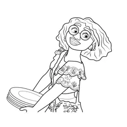 Mirabel Madrigal Free Coloring Page for Kids