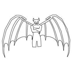Chernabog From Fantasia Free Coloring Page for Kids