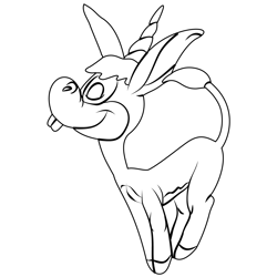 Jacchus From Fantasia Free Coloring Page for Kids