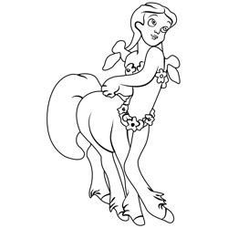 Melinda From Fantasia Free Coloring Page for Kids