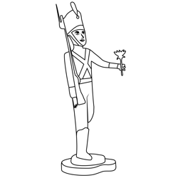Tin Soldier From Fantasia Free Coloring Page for Kids
