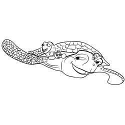 Finding Nemo 1 Free Coloring Page for Kids