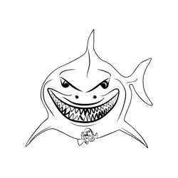 Finding Nemo 2 Free Coloring Page for Kids
