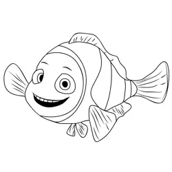 Finding Nemo 3 Free Coloring Page for Kids