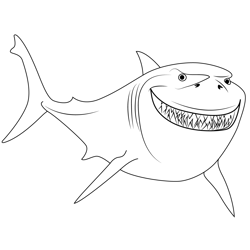 The Bruce Free Coloring Page for Kids