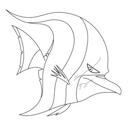 The Gill Free Coloring Page for Kids