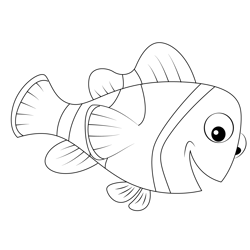 The Marlin Free Coloring Page for Kids