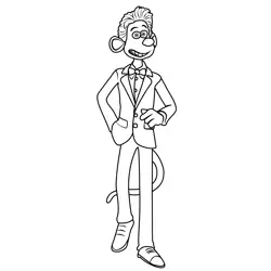 Roddy St James From Flushed Away Free Coloring Page for Kids