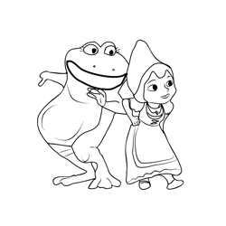 Gnomes  3 Free Coloring Page for Kids