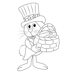 Enjoy Easter Free Coloring Page for Kids