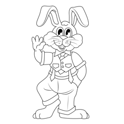 Happy Peter Free Coloring Page for Kids
