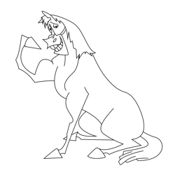 Buck Free Coloring Page for Kids