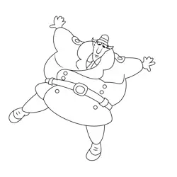 Gadget Coat Free Coloring Page for Kids